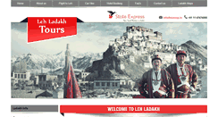 Desktop Screenshot of lehladakhtours.com